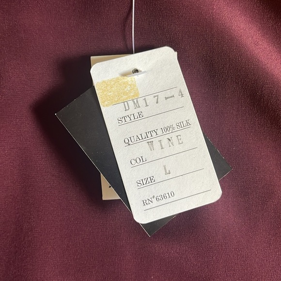 New Dorman 100% Silk Short Sleeved Top with padded shoulders - Picture 4 of 6